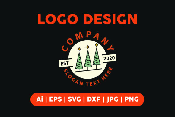 Christmas Logo Three Tree Star 2020: A Festive Graphics Choice