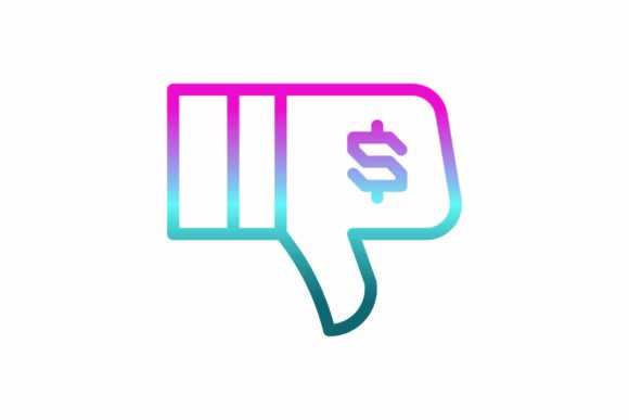 Dislike Rainbow Coloring Icon: A Versatile Graphics Asset