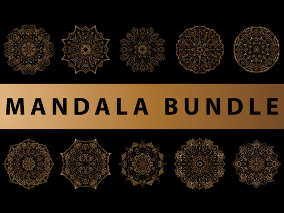 Explore Mandala Bundle: A Versatile Graphics and Patterns Asset