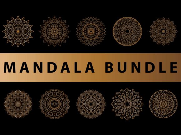 Explore Mandala Bundle: Premium Flower Graphics for Crafters