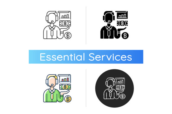 Financial Activities Icon: A Versatile Graphic for Local Brands
