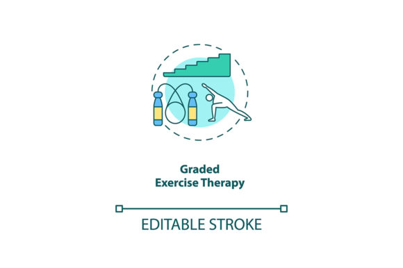 Graded Exercise Therapy Concept Icon