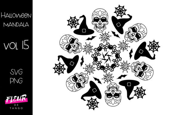 HALLOWEEN Mandala Vol.15: A Must-Have for Creative Graphics