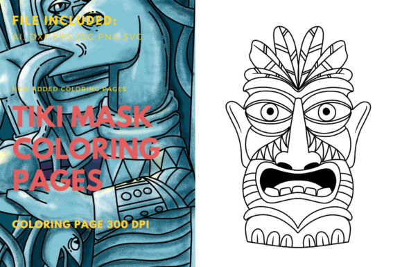 Old Polynesian Mask: A Versatile Graphic for Creative Branding