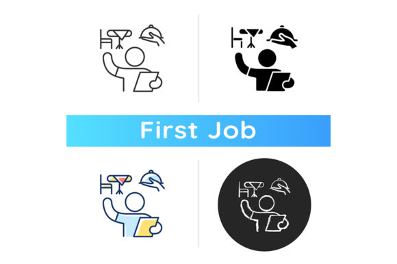 Restaurant Host Icon: A Versatile Graphic for Branding