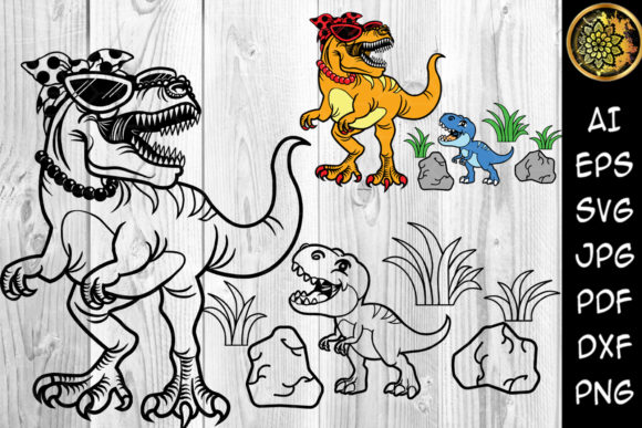 Review: Mamasaurus and Little Dino Clip Art for Graphics
