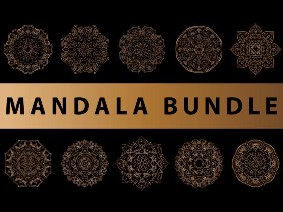 Review: Mandala Bundle Decoration Flower Gold