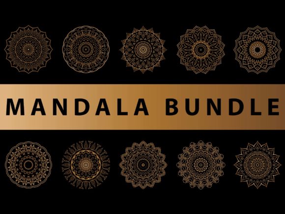 Review: Mandala Bundle Premium Vector Gold Graphics