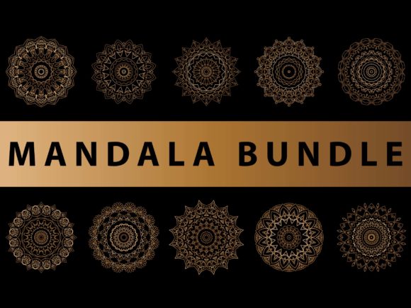 Review: Mandala Bundle Visual Pattern Gold for Branding