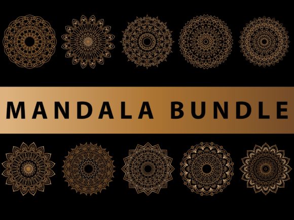 Review: Mandala Pack Premium Gold Design Art for Graphics and Patterns