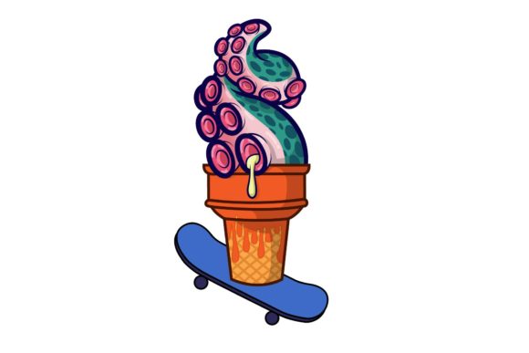 Review: Mascot Icecream Monster Tentacles Skate Graphics