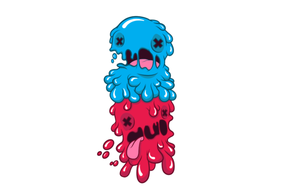 Review: Monster Slime Mascot Illustration