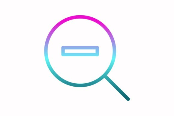 Review: Search Minus Rainbow Coloring Icon for Graphics and Icons