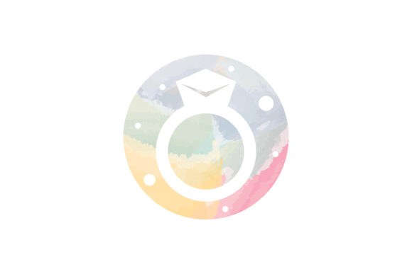 Review: Social Media Icon Gold Ring Water Color Graphics