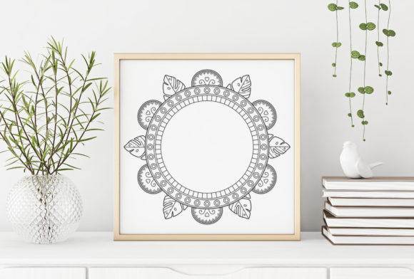 Reviewing Mandala Art Circle Frame for Branding and Marketing